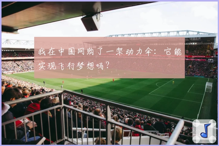 我在中国网购了一架动力伞：它能实现飞行梦想吗？